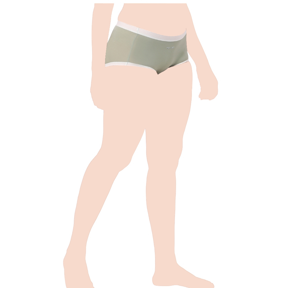 Intimate Queen - Corn Bae No Roll-Ups Lacy Boyshorts - Light Green