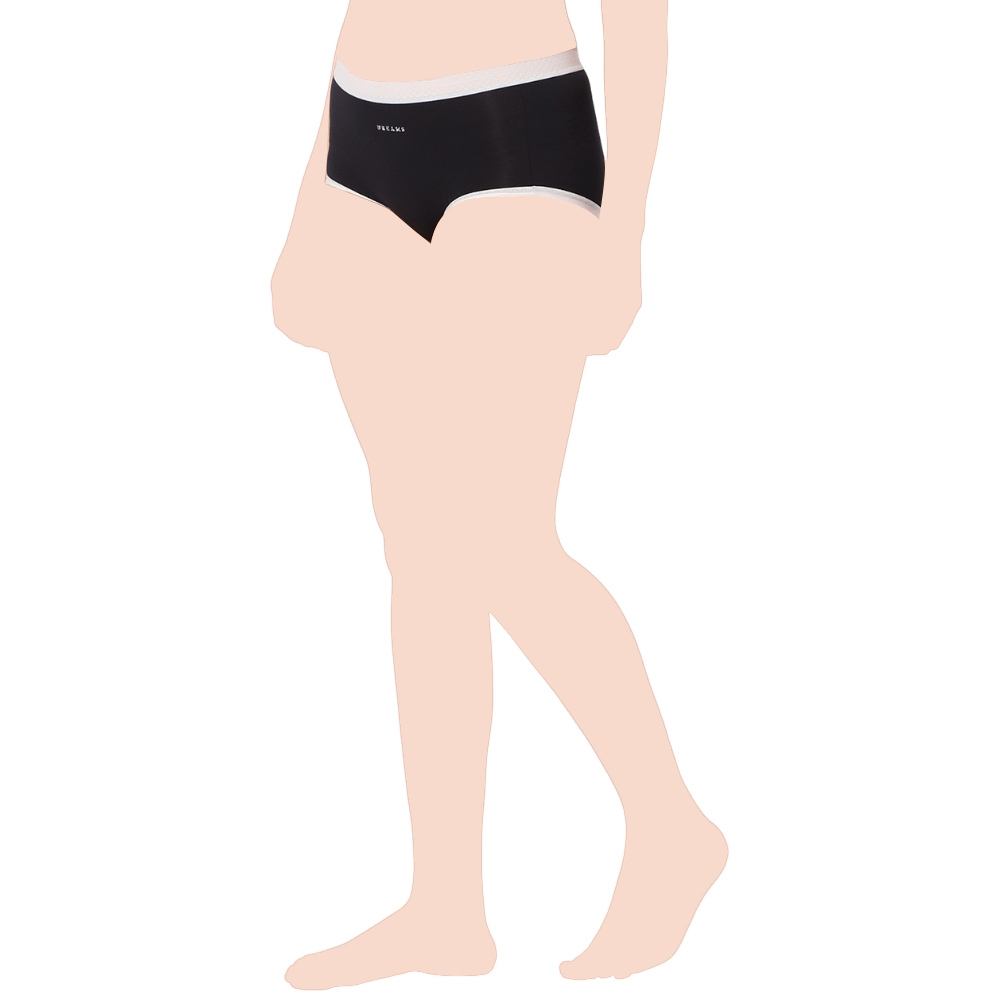 Intimate Queen - Corn Bae No Roll-Ups Lacy Boyshorts - Black