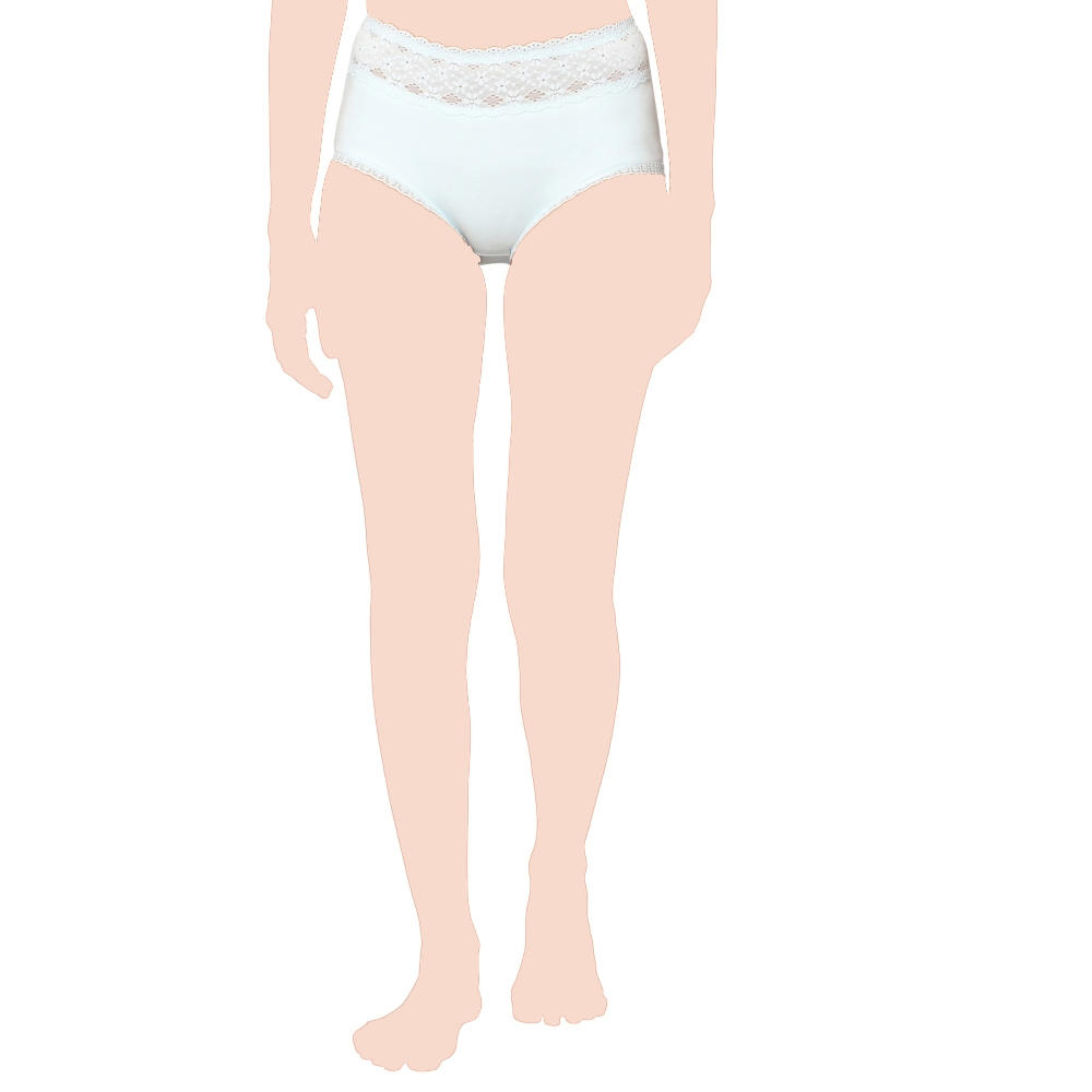 Intimate Queen - Modal Bae Sensitive Skin Luxe Hipsters - Blue