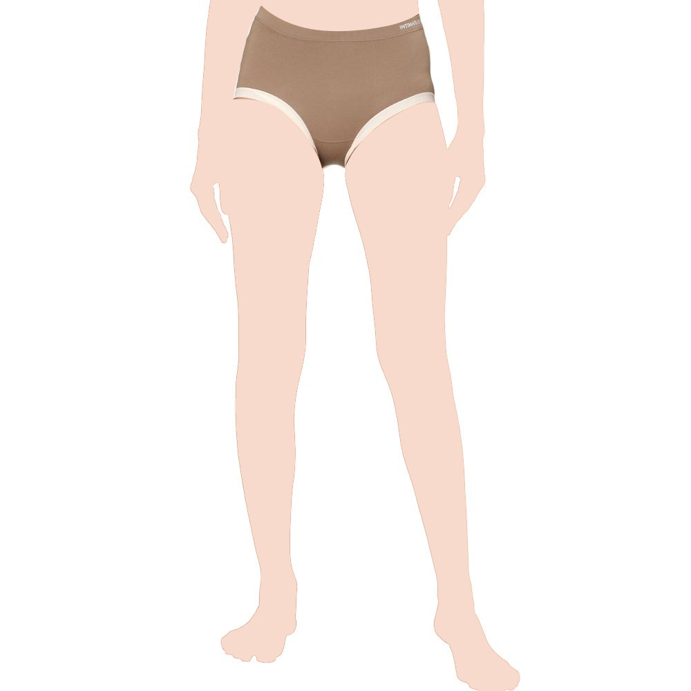 Intimate Queen - Yew Tree Antibacterial Bae Hipsters - Brown