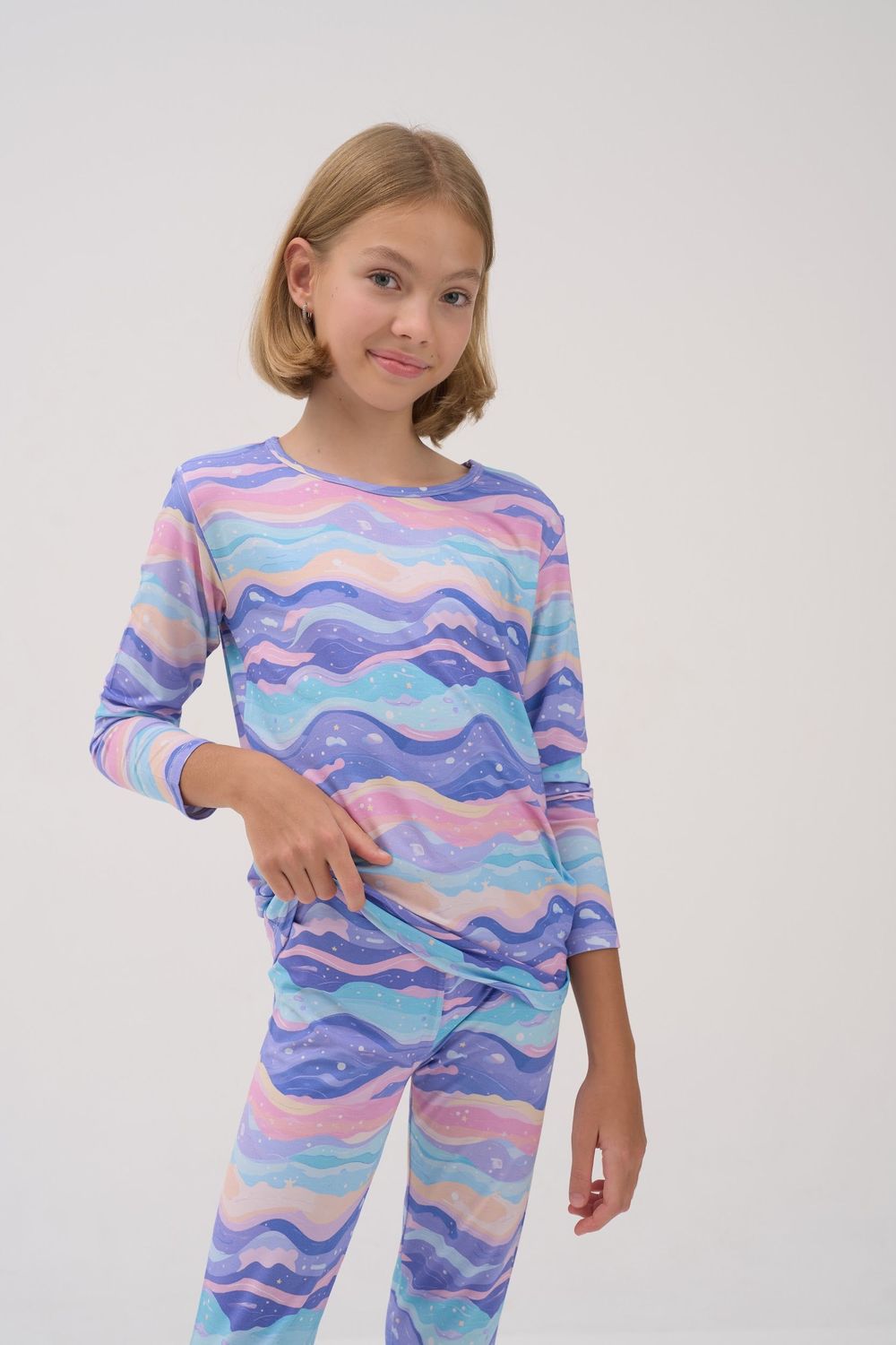 Bumbabae - 2pc-Set - Dunes Pajama Set - Multicolor