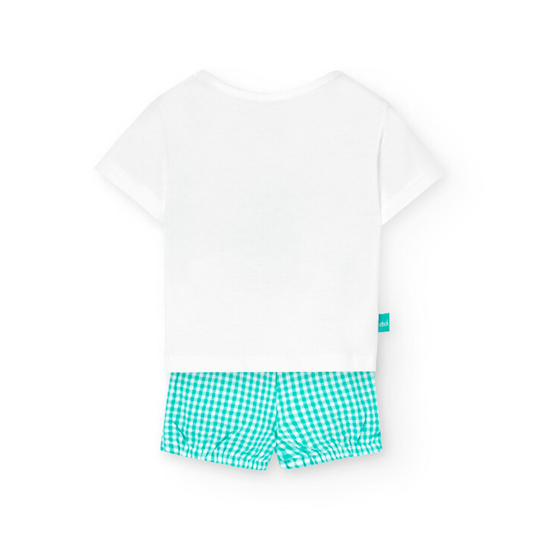 Boboli - 2pc-Set Baby Boy's Koala Printed T-Shirt & Shorts - White