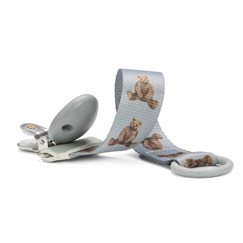 Elodie Details Baby Wooden Pacifier Clip - Billy The Bear