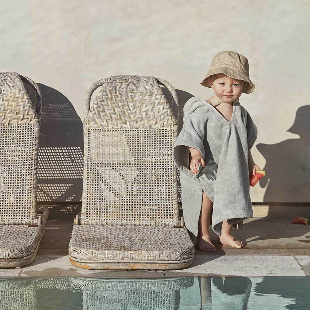 Elodie Details Baby Bath Poncho - Mineral Green