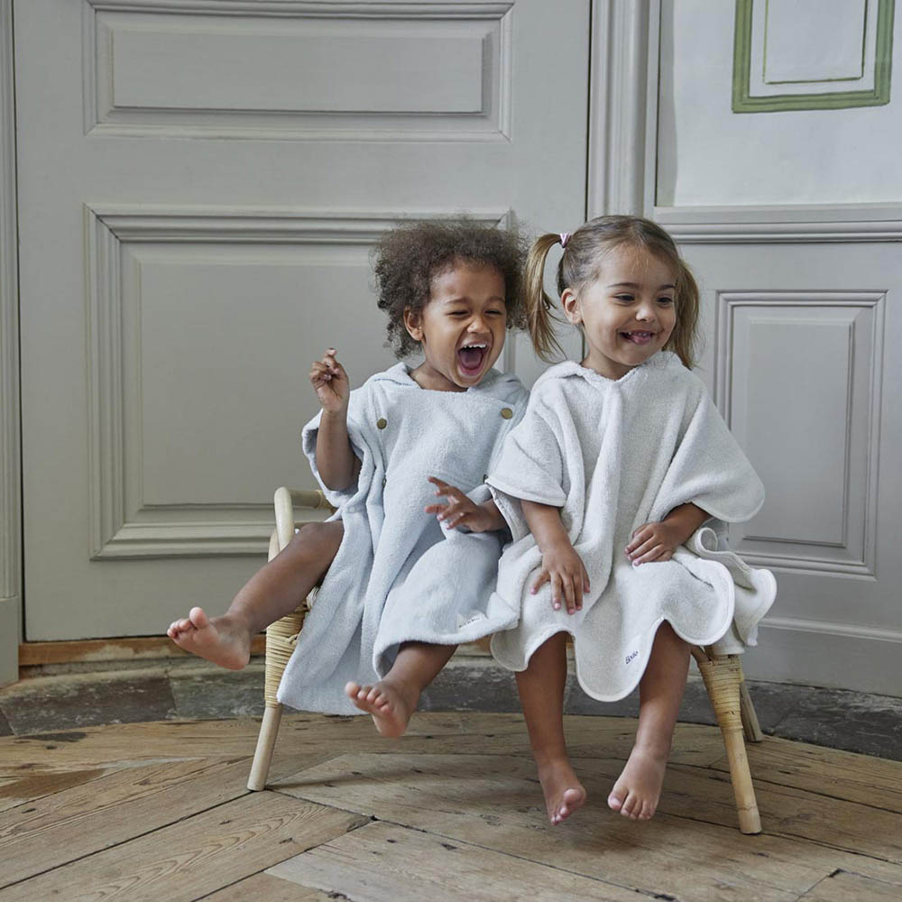 Elodie Details Baby Bath Poncho - Vanilla White