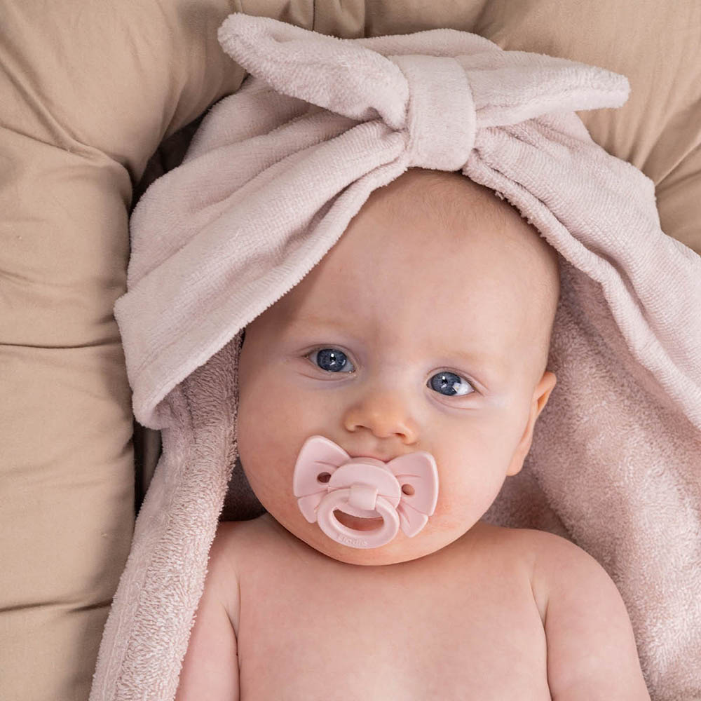 Elodie Details Baby Hooded Towel - Powder Pink