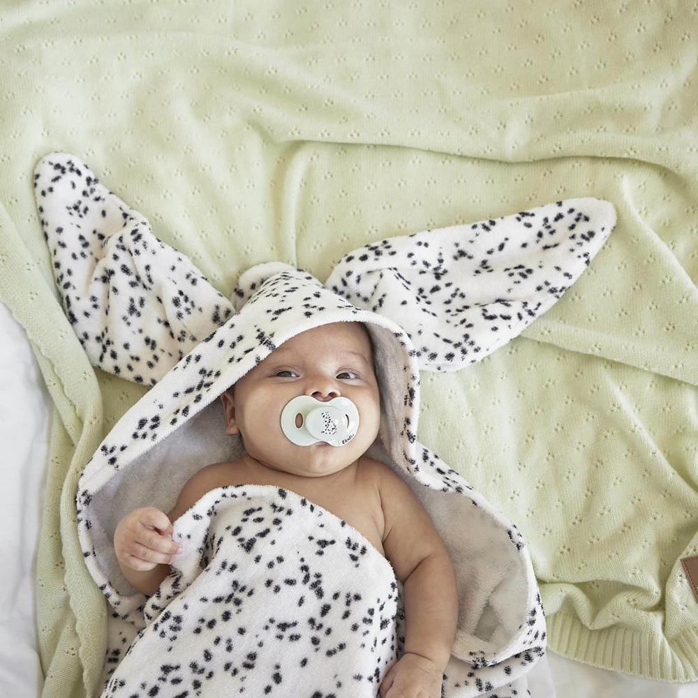Elodie Details Baby Hooded Towel - Dalmatian Dots