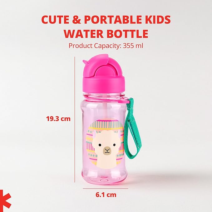 Skip Hop - Zoo Tritan Renew Straw Bottle - Llama