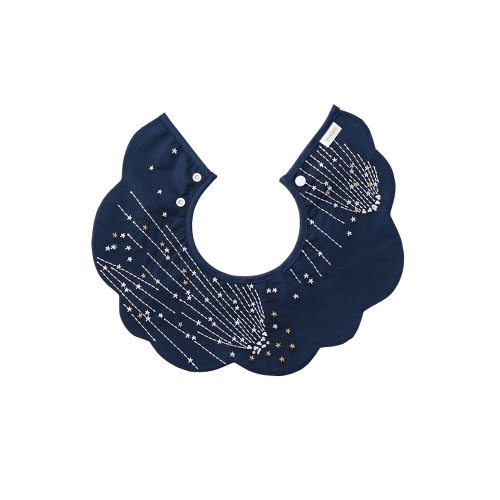 MARLMARL - Teppan Box - Bib And Towel - Navy/Grey