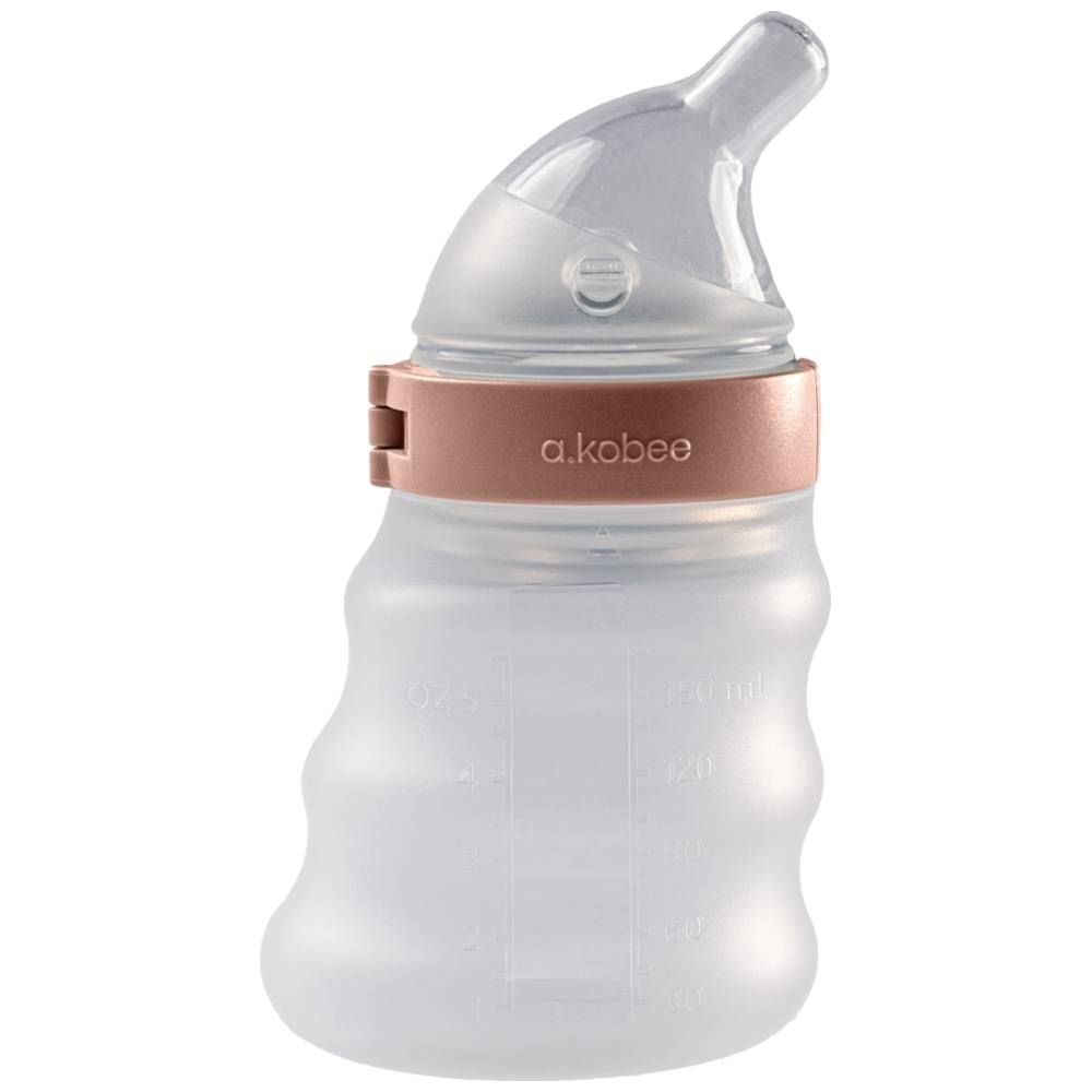 A.Kobee - Essential Newborn Flow Feeding Bottle With 1 Hole - 150 ml