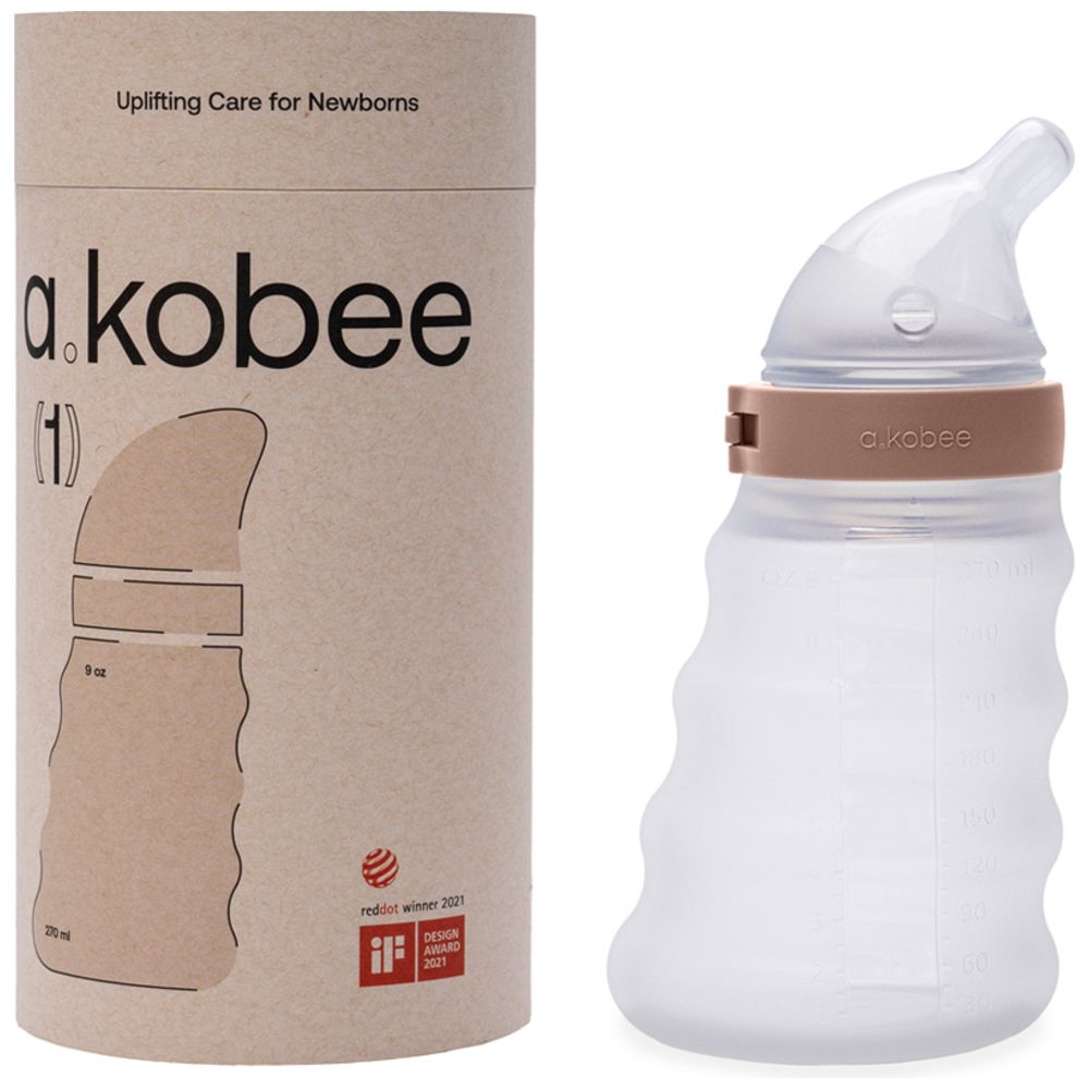 A.Kobee - Prime Newborn Flow Feeding Bottle With 1 Hole - 265 ml