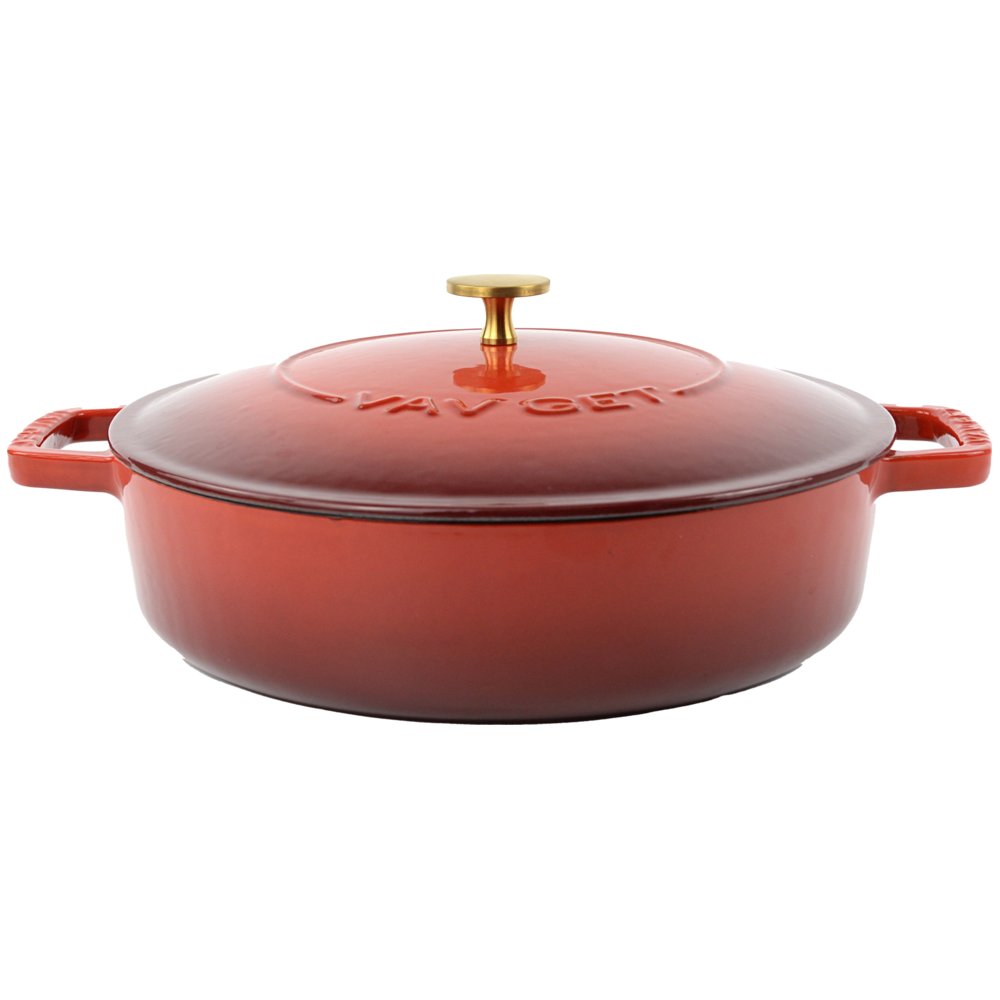 Vav Get - Enamelled Cast Iron Dutch Oven Braiser - 28 cm - 3.79 L