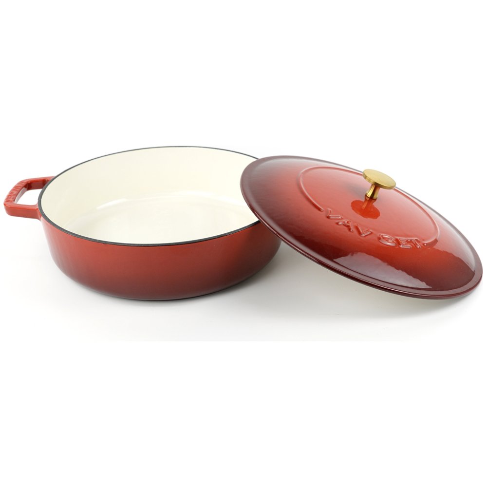 Vav Get - Enamelled Cast Iron Dutch Oven Braiser - 28 cm - 3.79 L
