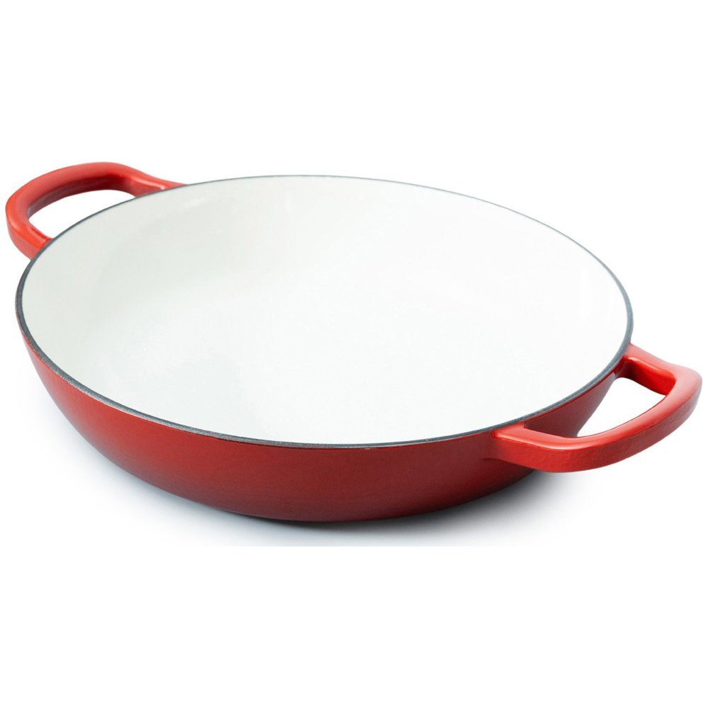 فاف جيت - قدر مسطح من الحديد الزهر المطلي بالمينا - 30.48 سم