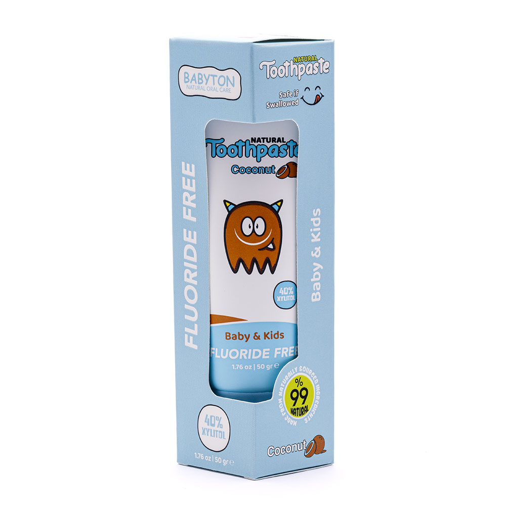 Babyton - Baby & Kids Natural Toothpaste - Coconut - 50 gm