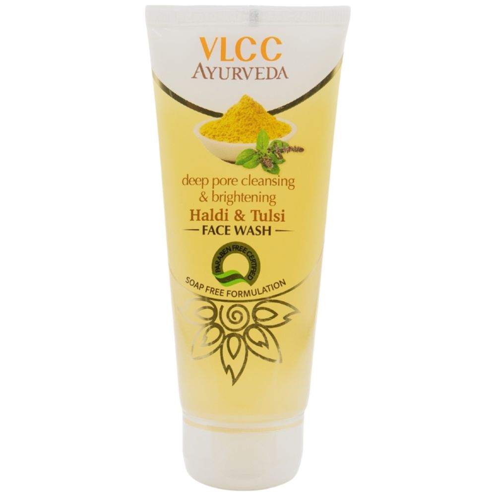 في إل سي سي - غسول الوجه بالكركم والتولسي لتنظيف المسام والتفتيح - 100 مل