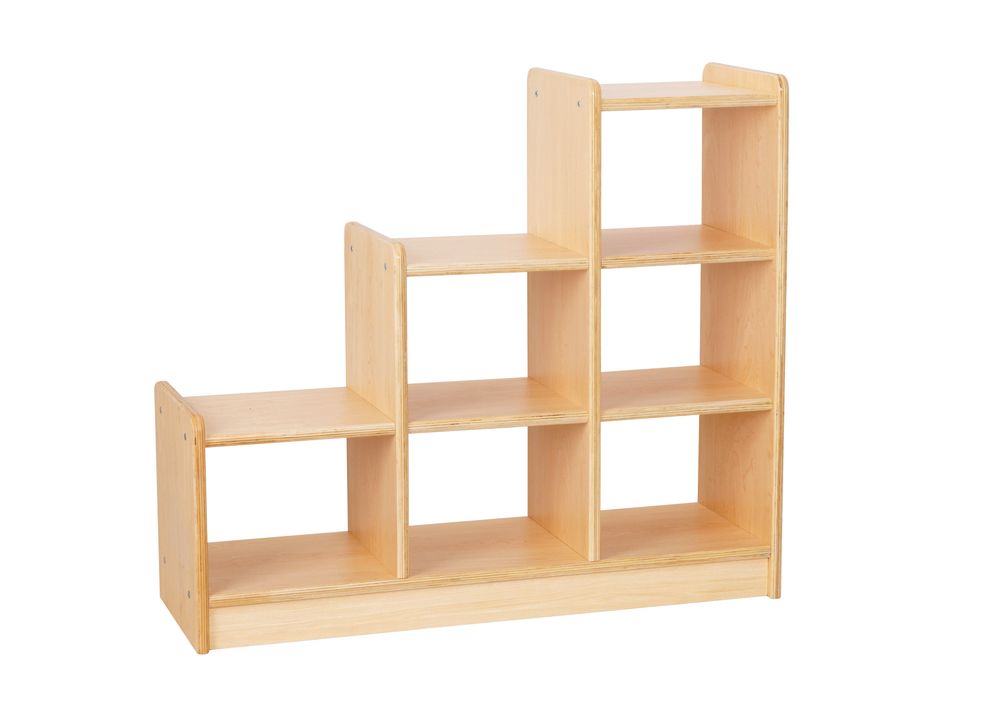 Oook - Montessori Tiered Ladder Wooden Shelf - Beige