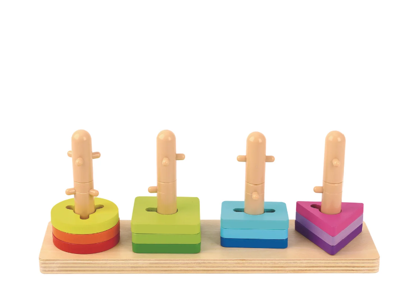 TookyToy Geometric Block Sorter - MultiColor