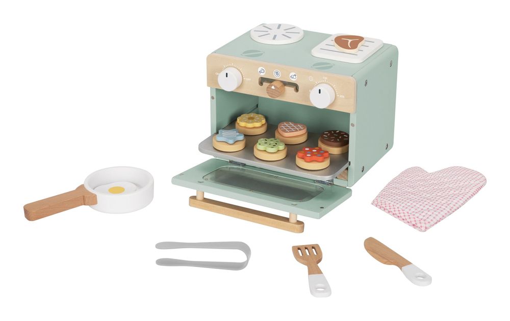 TookyToy Mini Pretend Play Oven - Sage Green