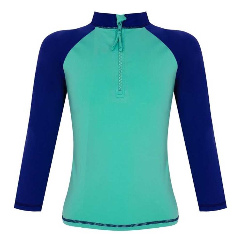 Daring Littles D-Rex Collection - Boy's UPF 50+ Long Sleeves Rashguard - Green