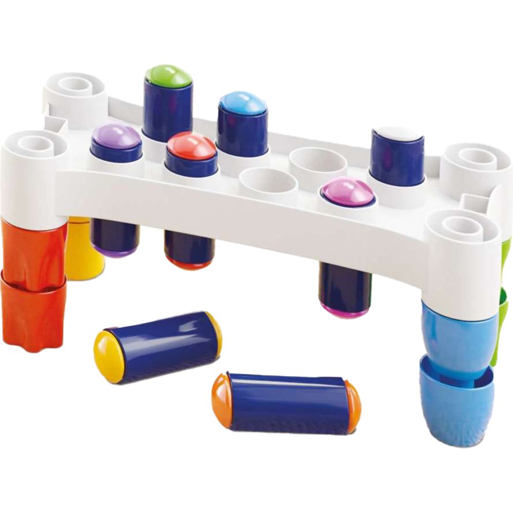 Quercetti Hammer Peggy Playset - 34 Pc Set