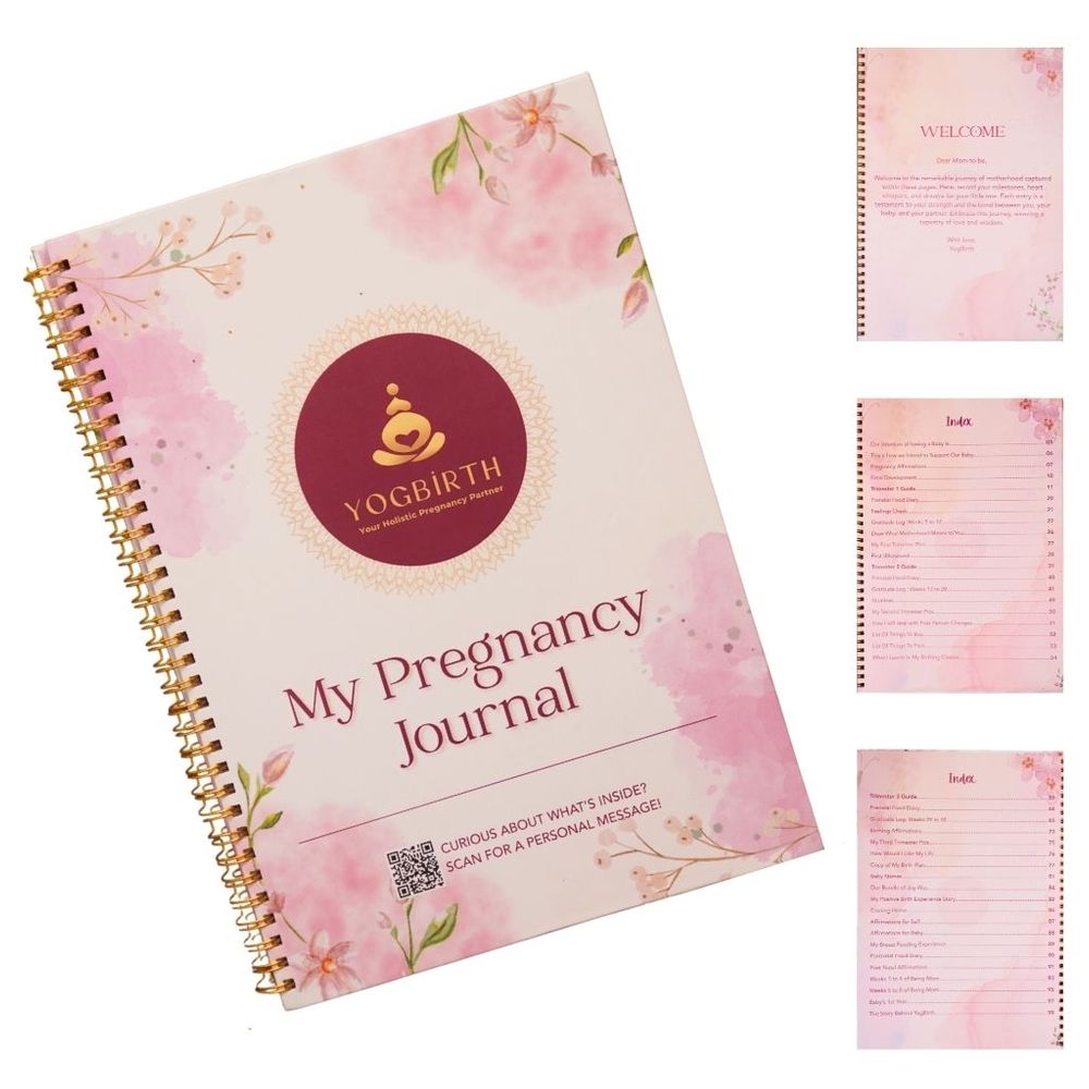 YogBirth Pregnancy Journal Memory Book Planner For First Time Moms
