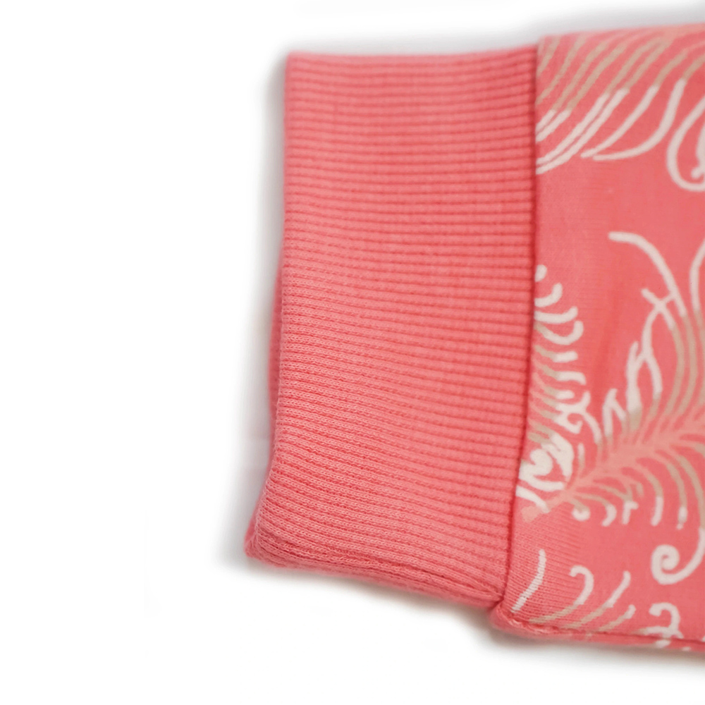 Lucy & Sam - Girl's Peacock Harem Joggers - Pink