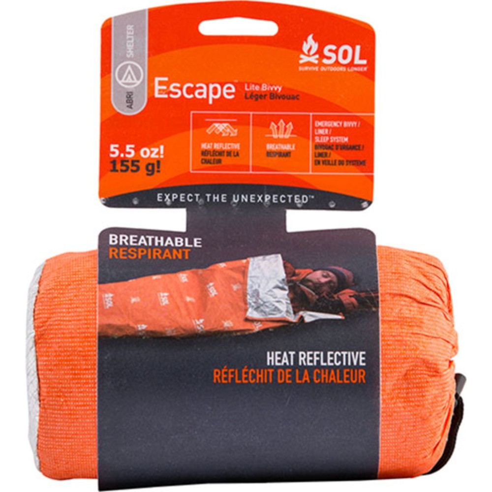 Sol Escape Lite Bivvy Emergency Shelter - Orange