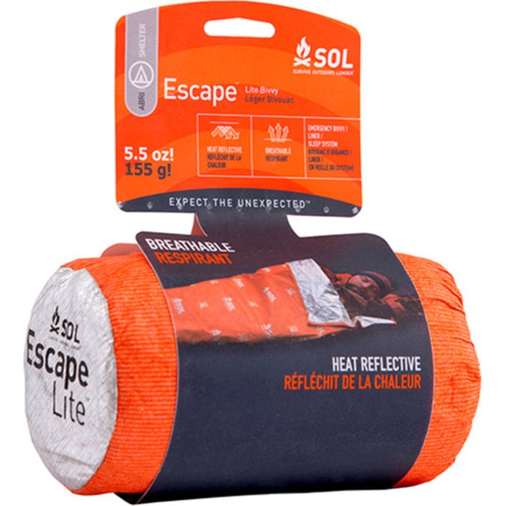 Sol Escape Lite Bivvy Emergency Shelter - Orange