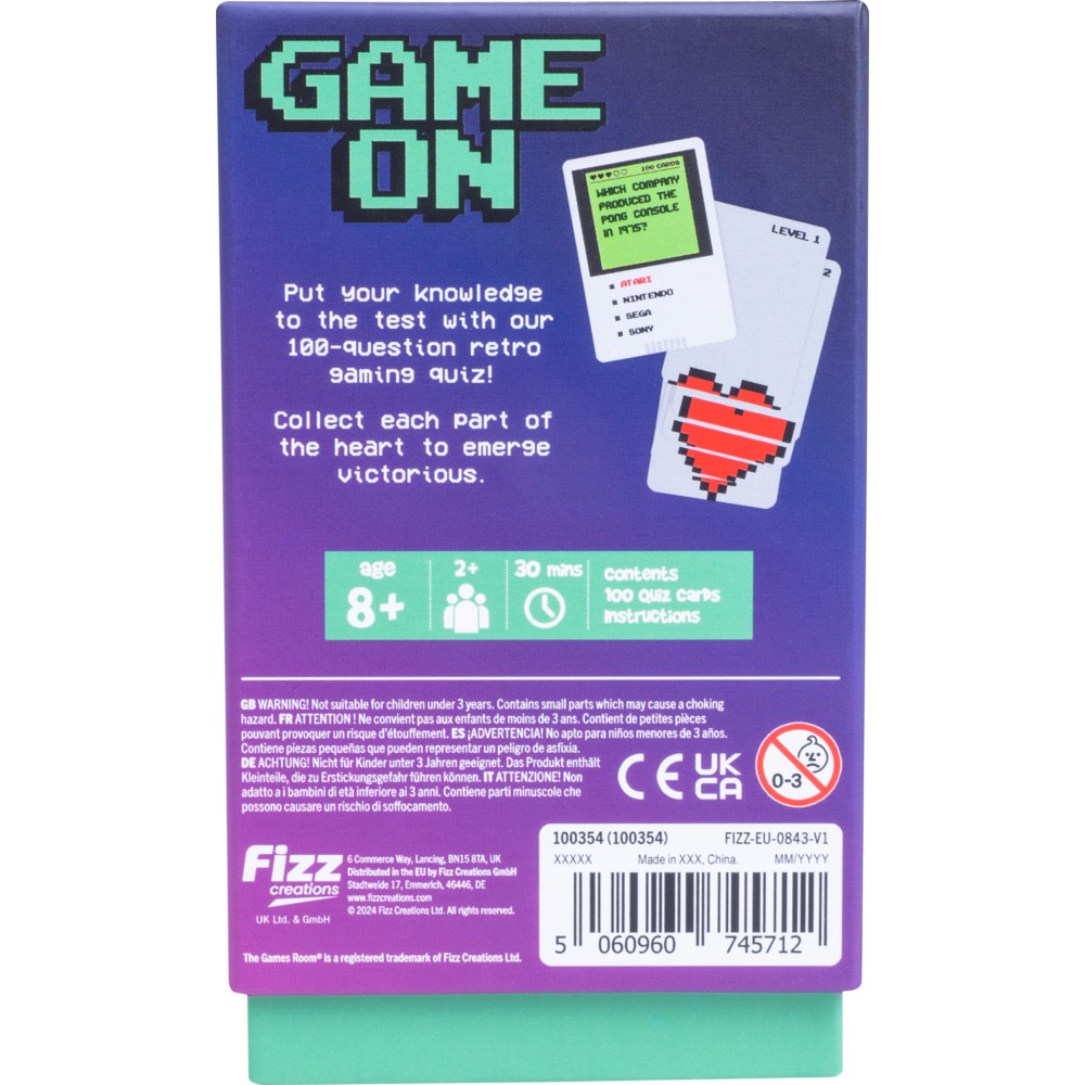 Fizz Creation - Game On Cards Game