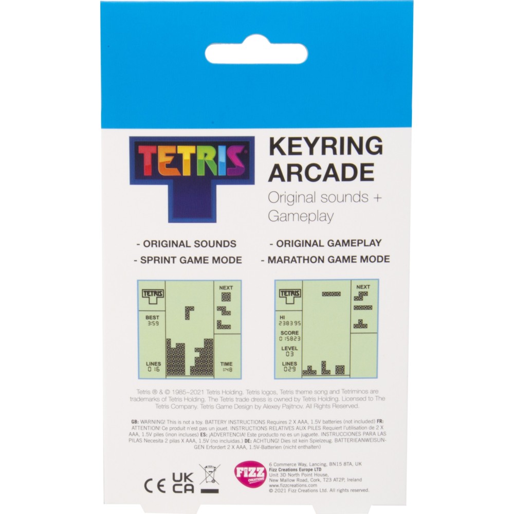 Tetris - Keyring Arcade Game