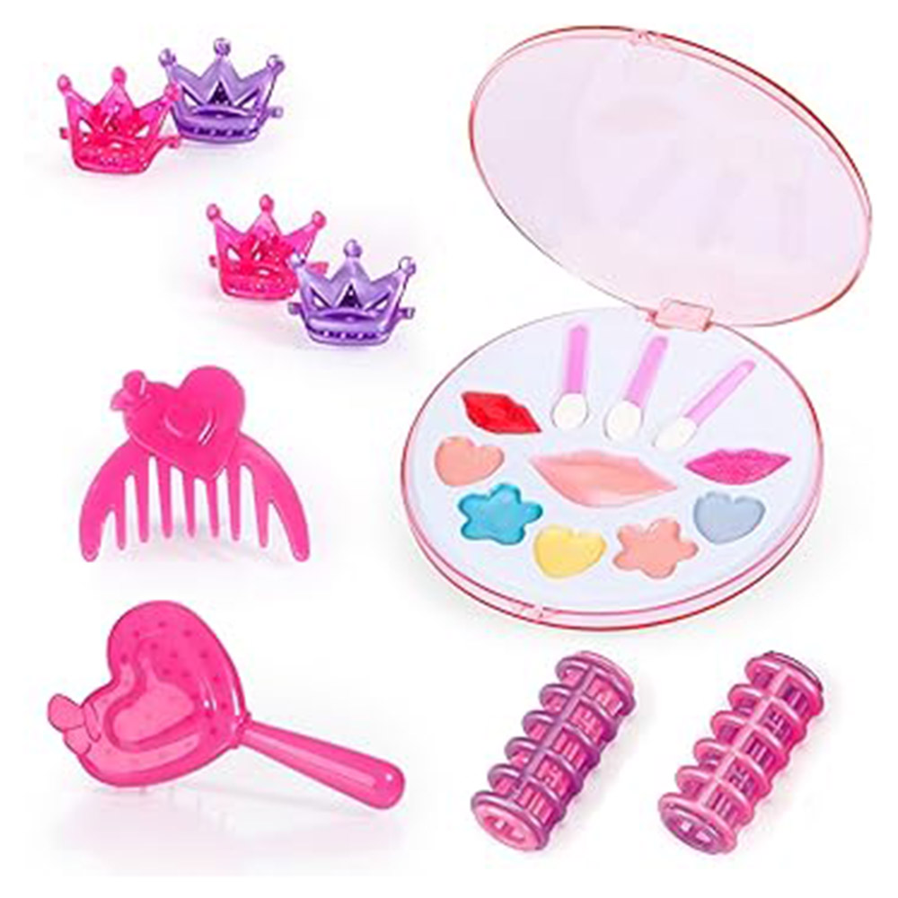 باير - رأس تصفيف الشعر "أميرتي الجميلة" مع ملحقات - 25 سم - طقم من 13 قطعة