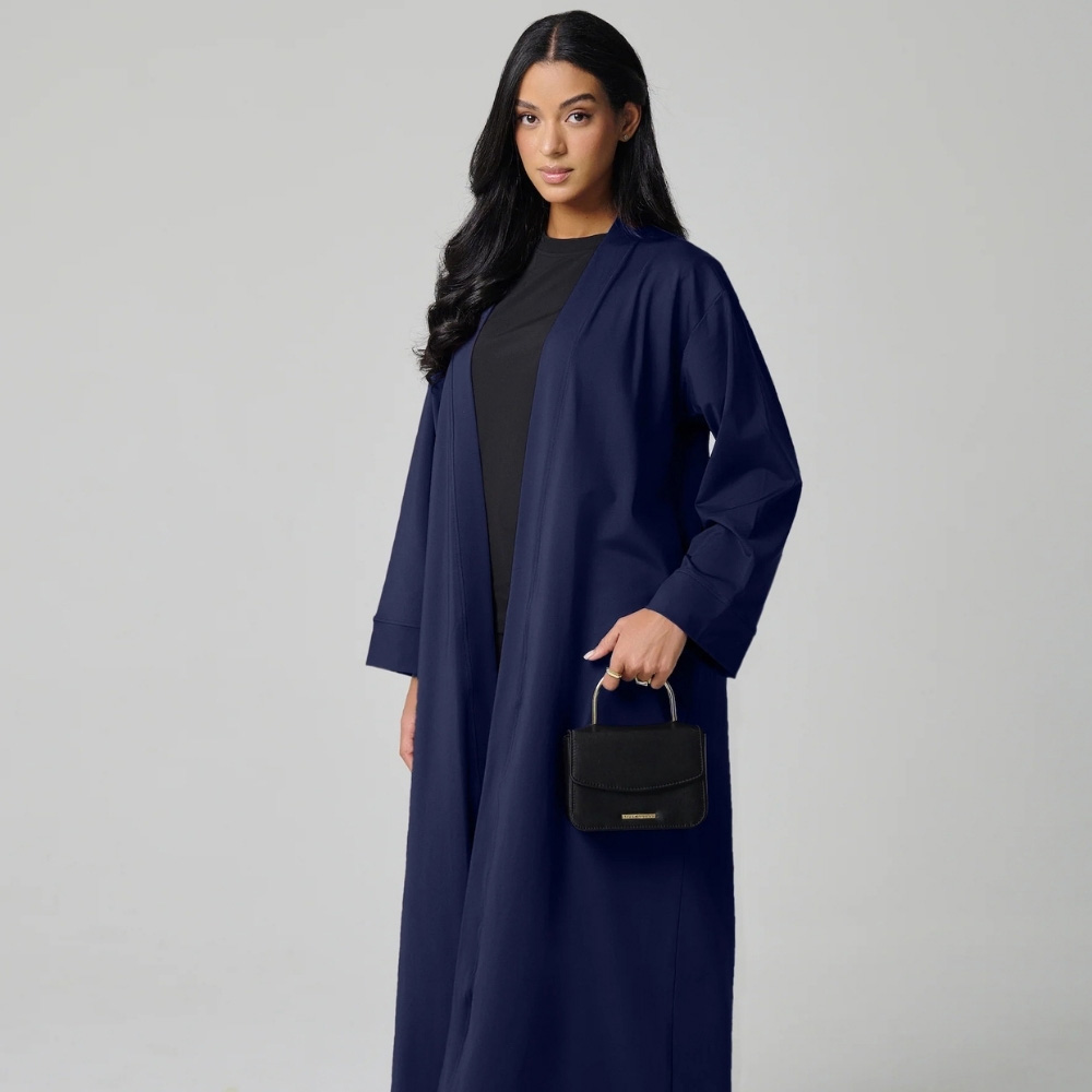 مولو - عباية كلاسيكية نسائية - أزرق