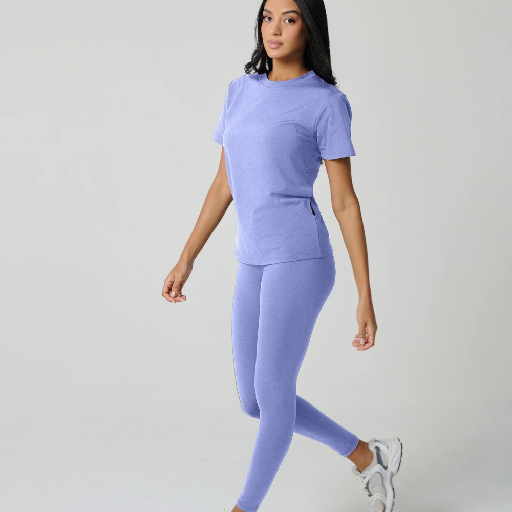 مولو - بنطال ضيق كلاسيكي نسائي - أزرق فاتح