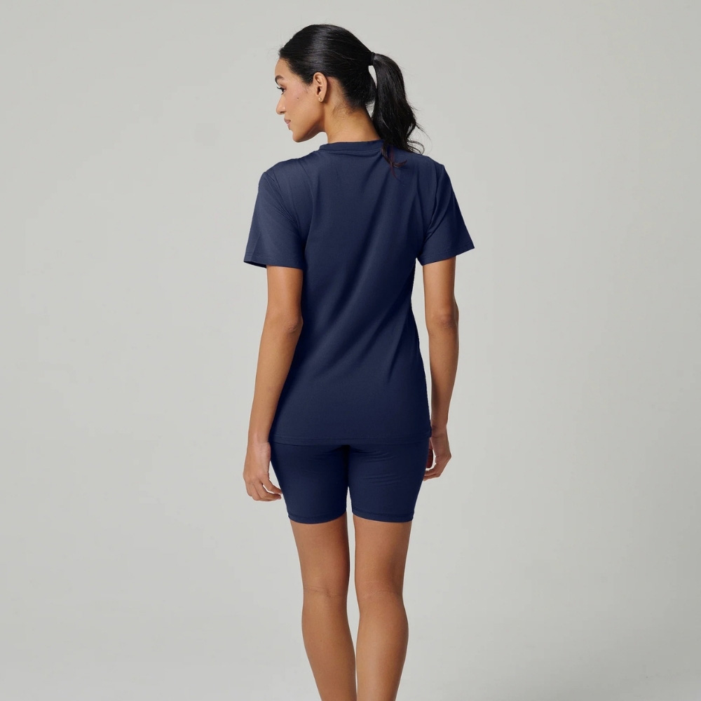 مولو - تي شيرت كلاسيكي نسائي - كحلي