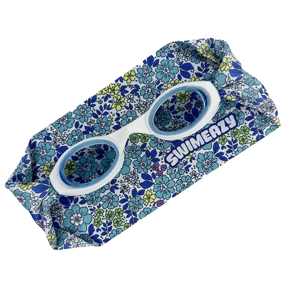 سويميزي - عصابة رأس أكوا بلوم ونظارة سباحة بيضاء