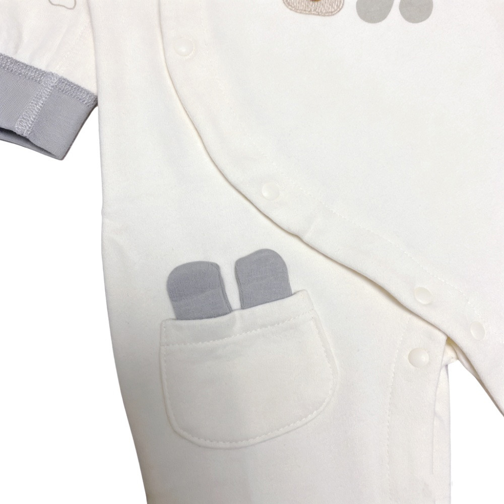 Hongyuer - Baby Boy's Shopping Teddy Bear Bodysuit