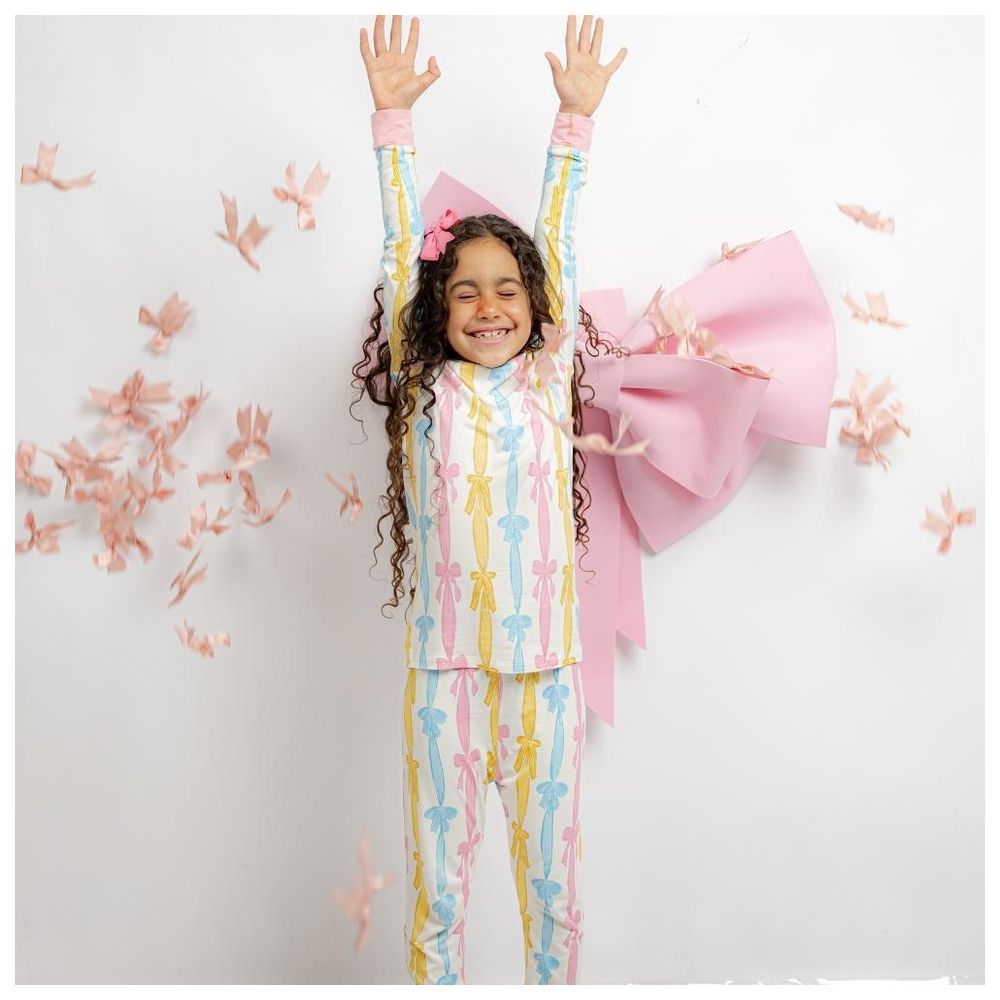 Howar Tied With Love Pajama - Pink