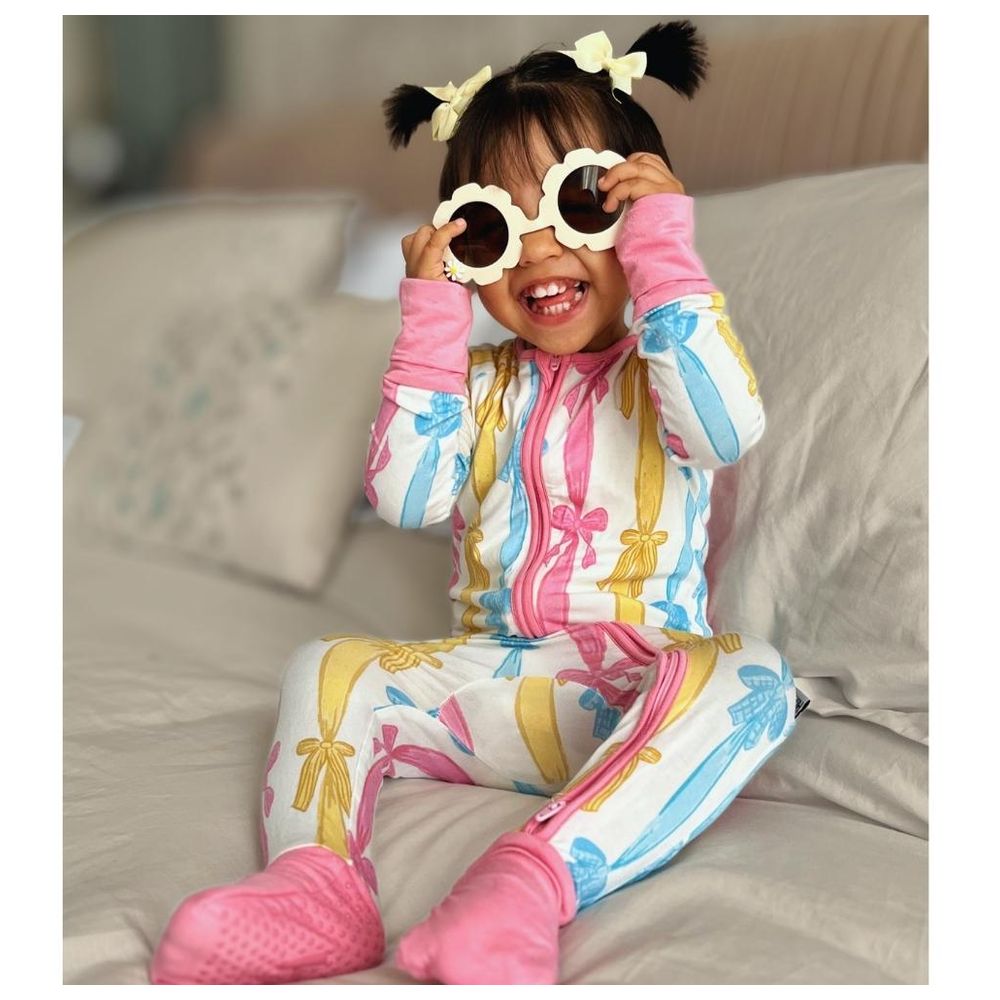 Howar Tied With Love Romper - Pink