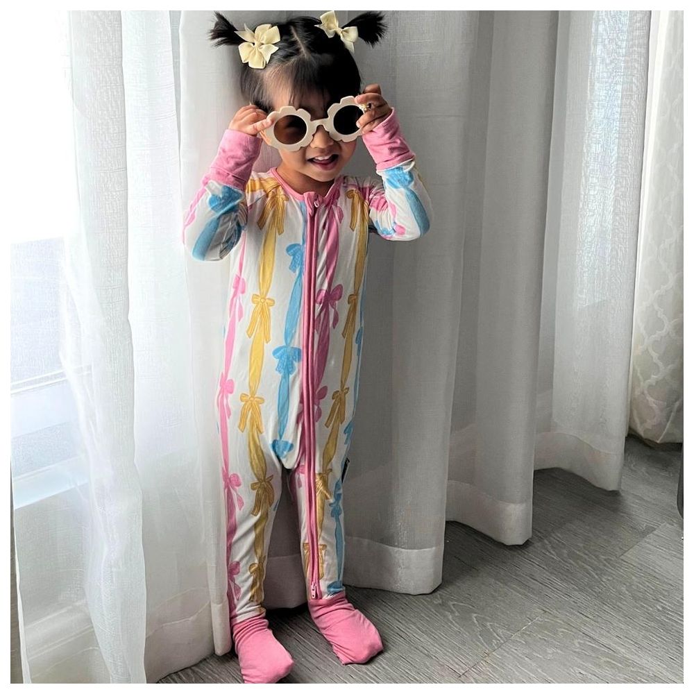 Howar Tied With Love Romper - Pink