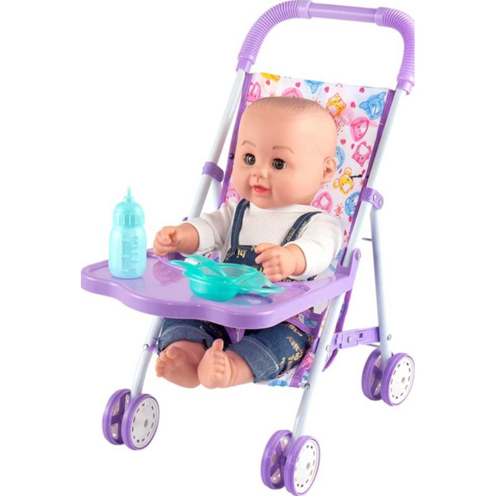 Kikibebe - Baby Boy Doll Playset - Blue