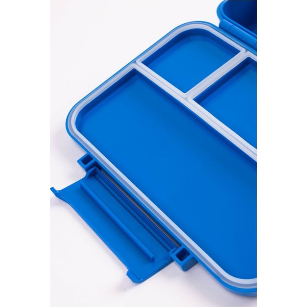 Cocobee - 4-Compartment Leak Proof Tritan Bento Lunch Box - Blue