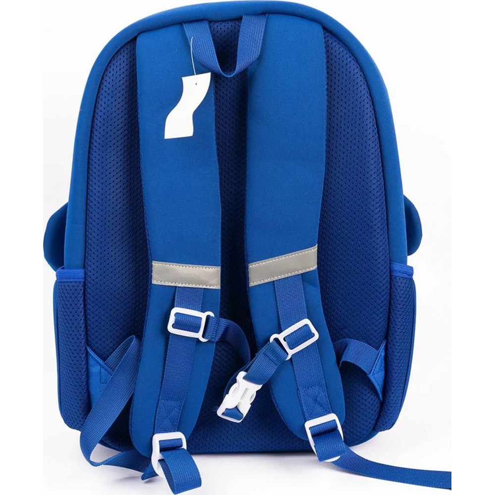 Cocobee - Aeroplane Style Dinosaur Printed Backpack - Blue - 16.5-Inch