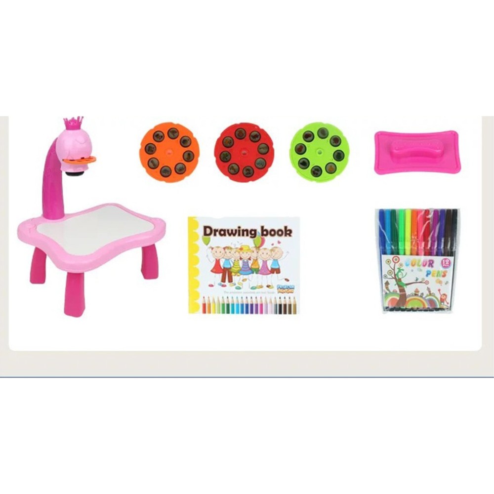 Kikibebe - Projection Painting Machine With Music - Pink