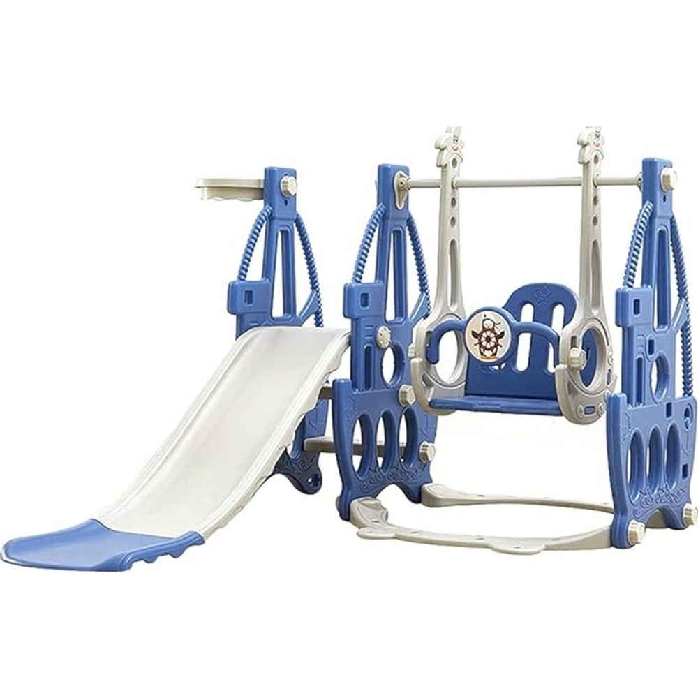 Kikibebe - 3-In-1 Indoor Multi-Functional Baby Slide And Swing