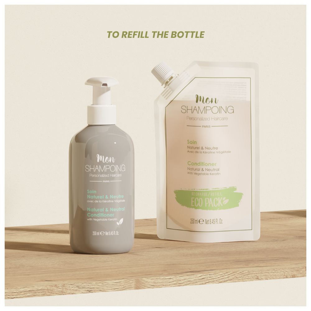 مون شامبونج - عبوة إعادة تعبئة بلسم الشعر إيكو-باك - 250 مل