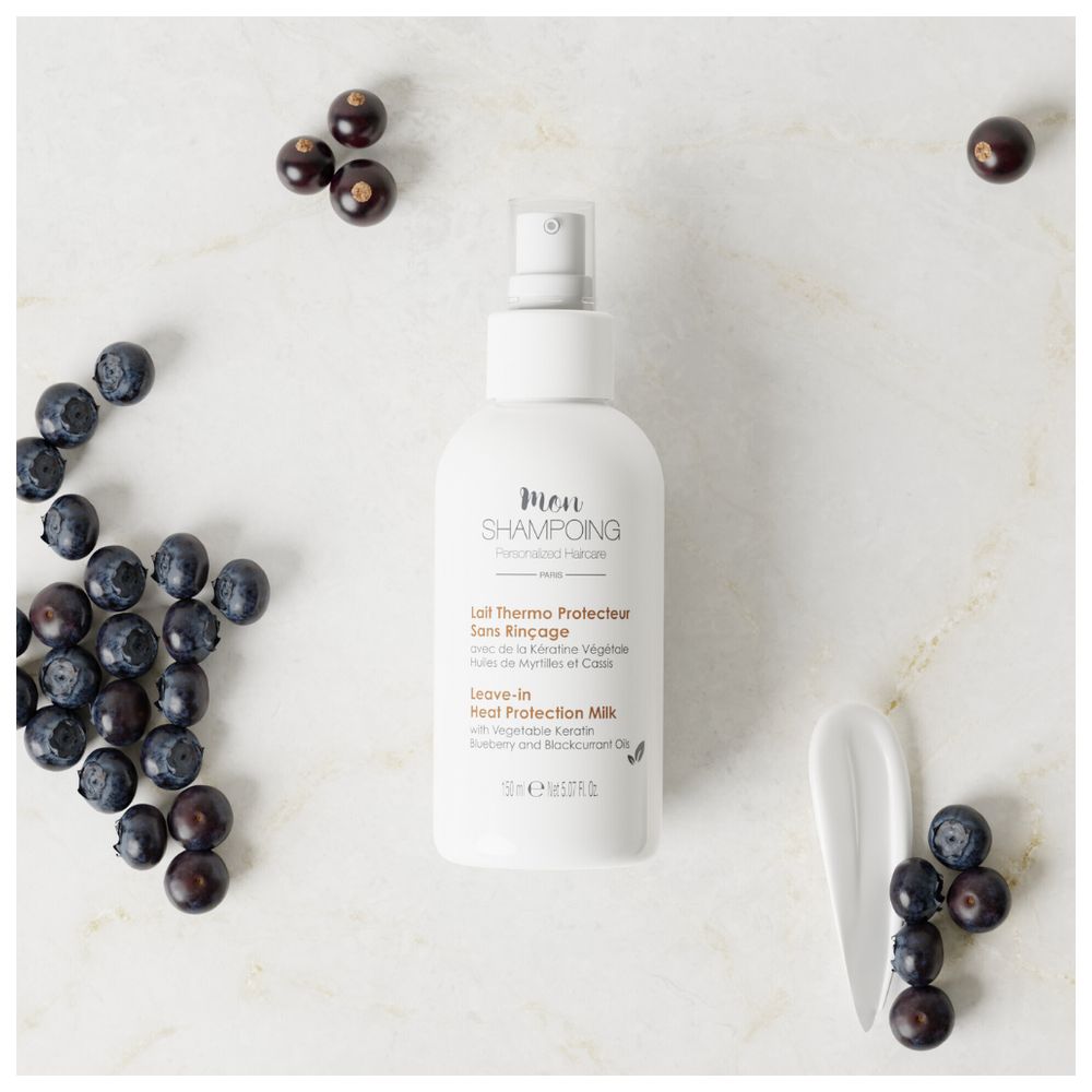 مون شامبونج - حليب حماية الشعر من الحرارة يُترك على الشعر - 150 مل