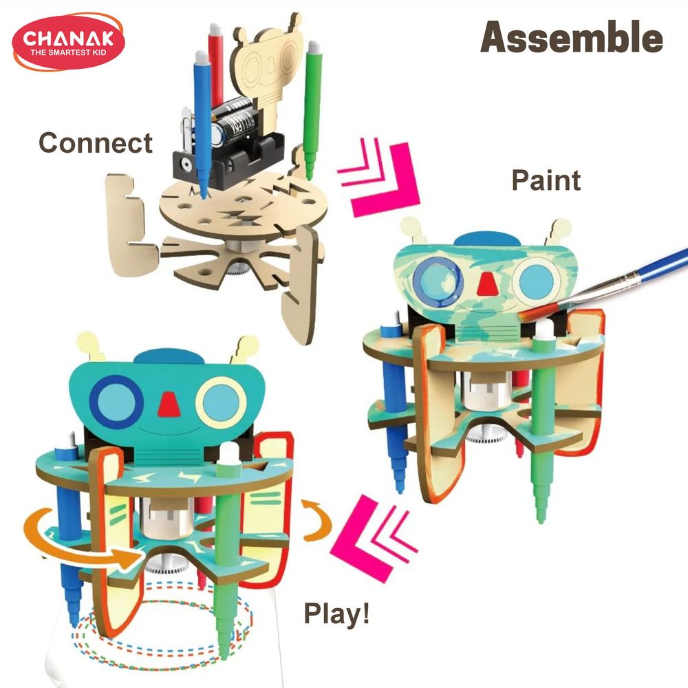 Chanak - 6 In 1 Scientific Discovery Wooden DIY Kit