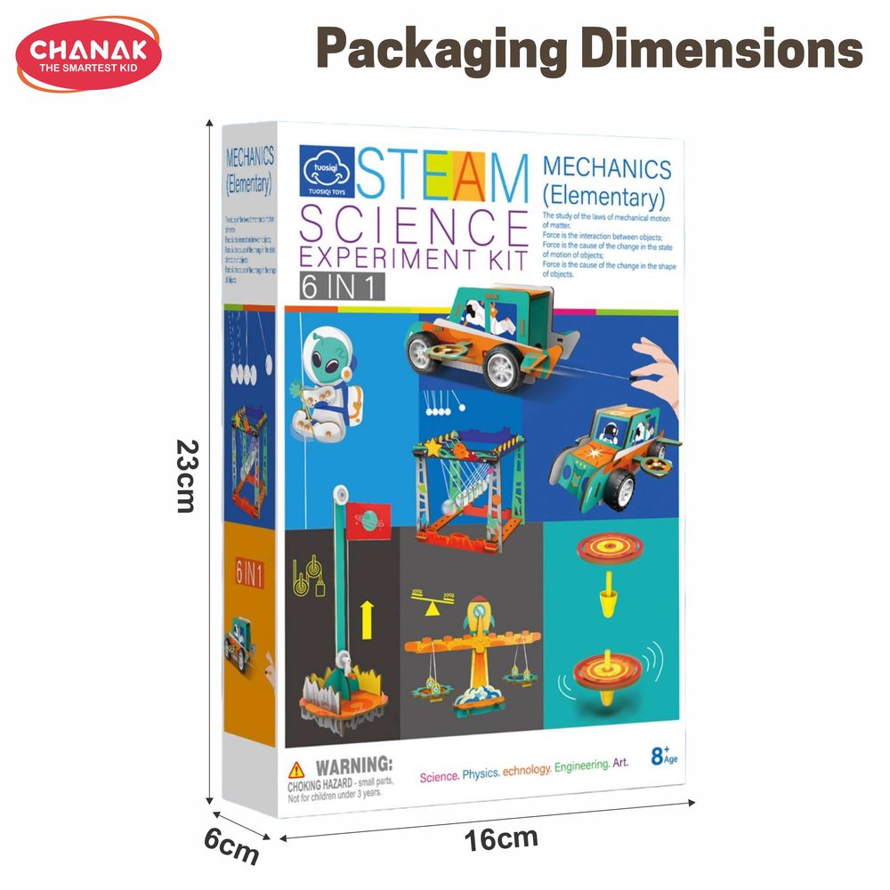 Chanak - 6 In 1 Mechanics Steam DIY Kit - 5 Pcs