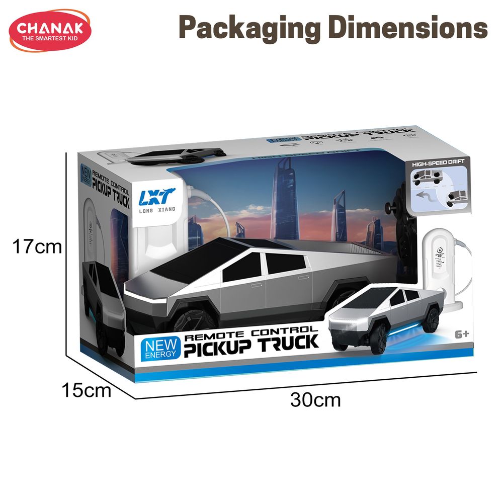 Chanak - Diecast Cybertruck RC Model Car - Grey